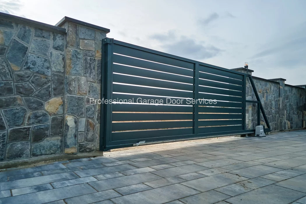 Modern automatic gate installation project