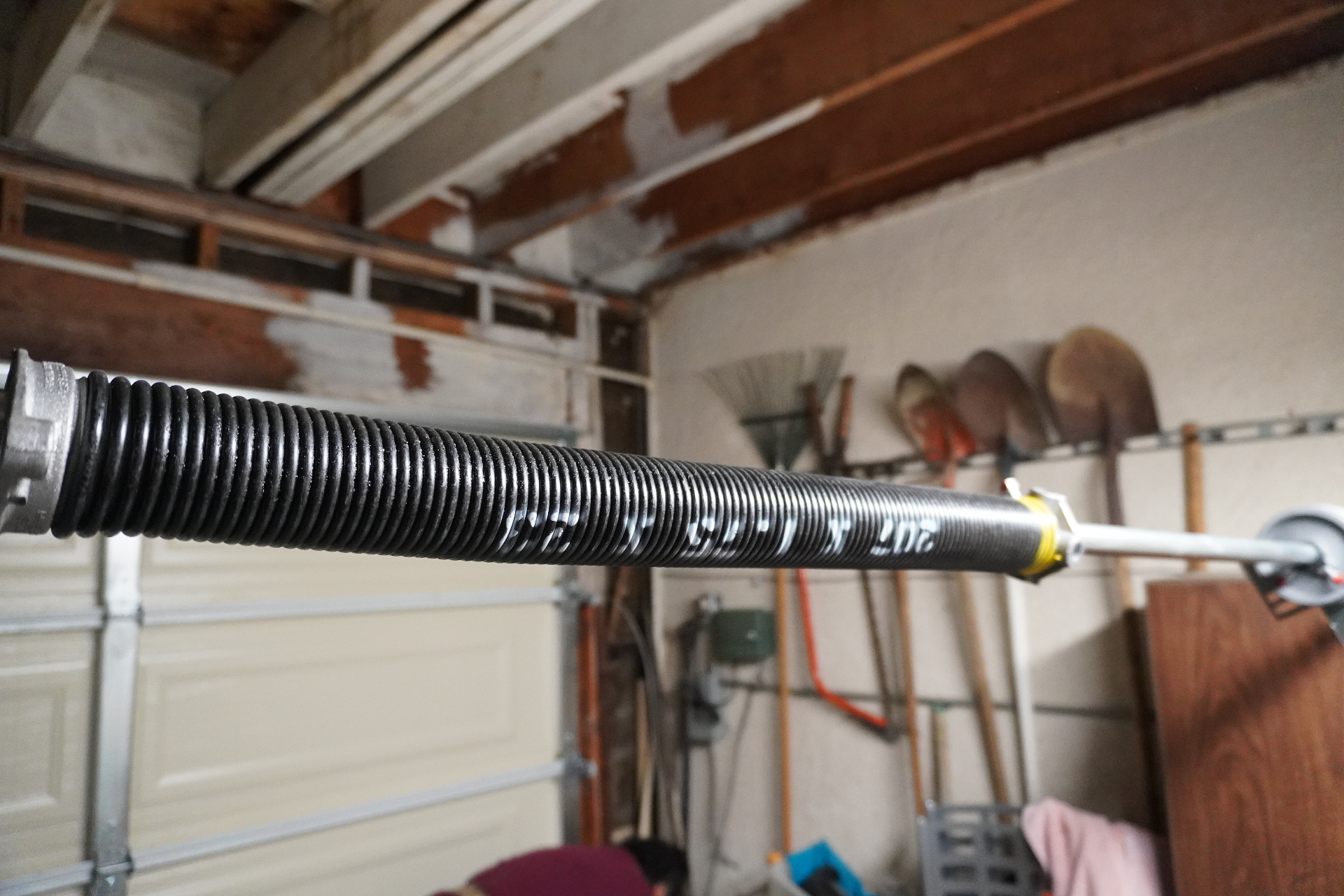 Garage door torsion spring replacement service